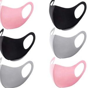 Pack of 10 unisex neoprene face masks